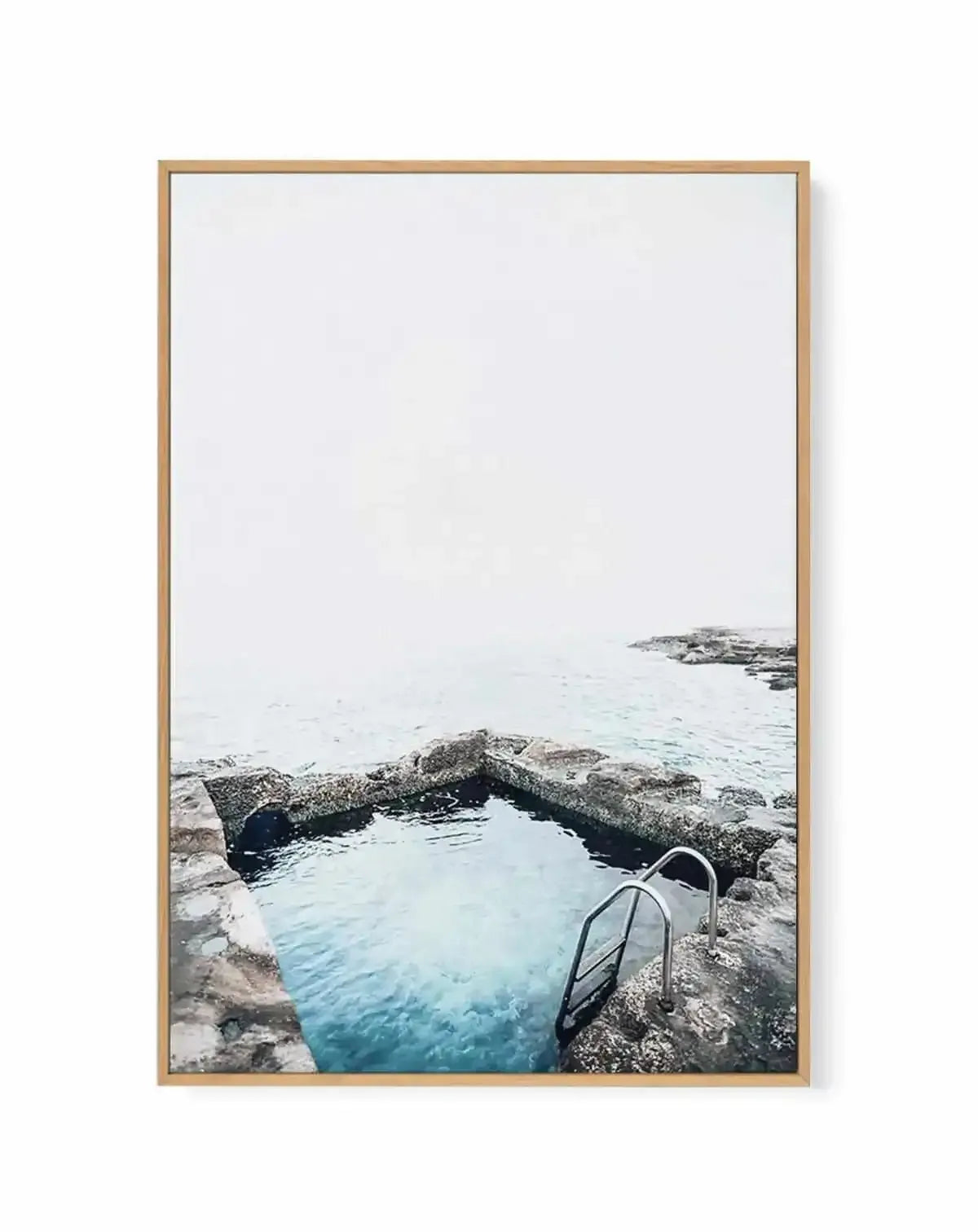 Ocean Bath I | Framed Canvas Art Print from Olive et Oriel where you can shop wallpaper and artworks online