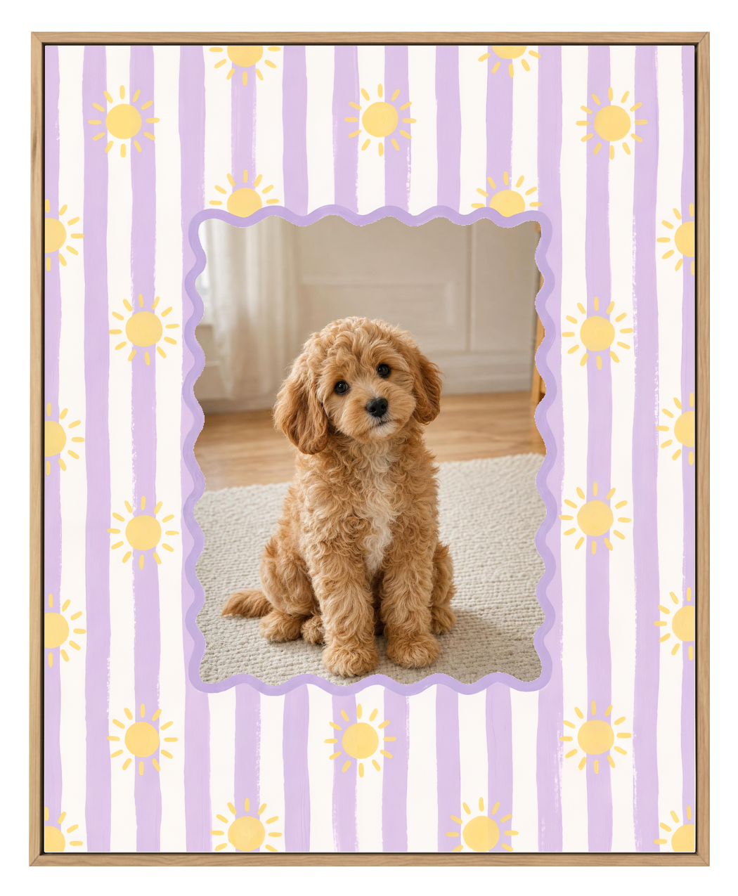 Olive et Oriel custom photo design little-sunshine-canvas-composition