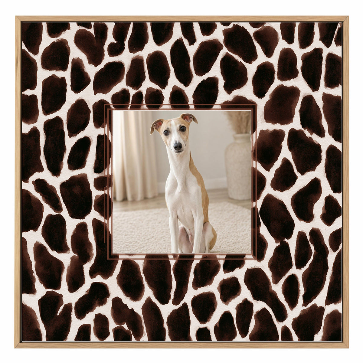 Olive et Oriel original photo-design asset b2-chocolate-spots-square-canvas-square-composition