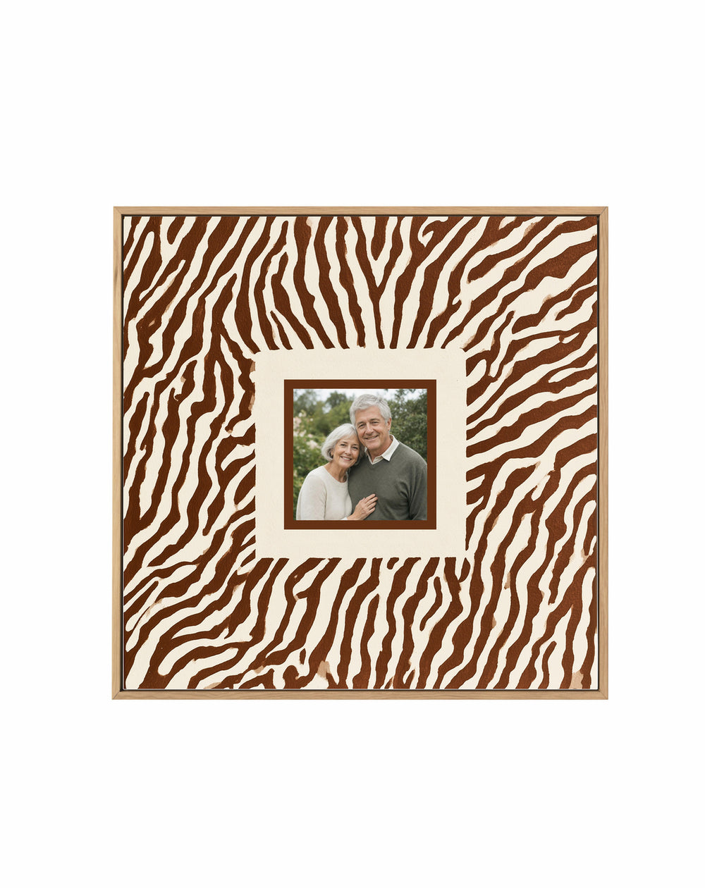 Chocolate zebra mat