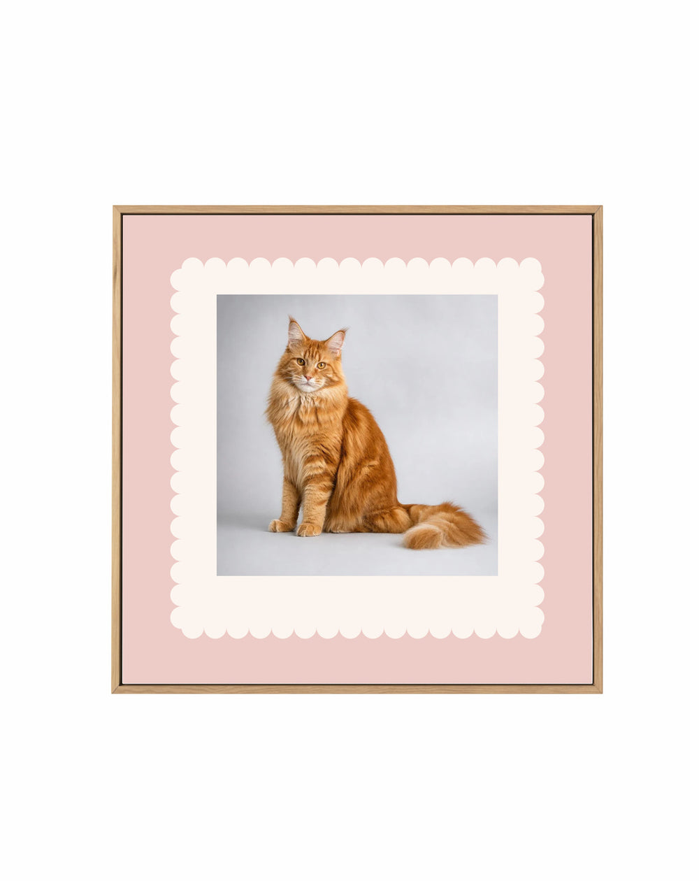 Scalloped Pet Photo Print