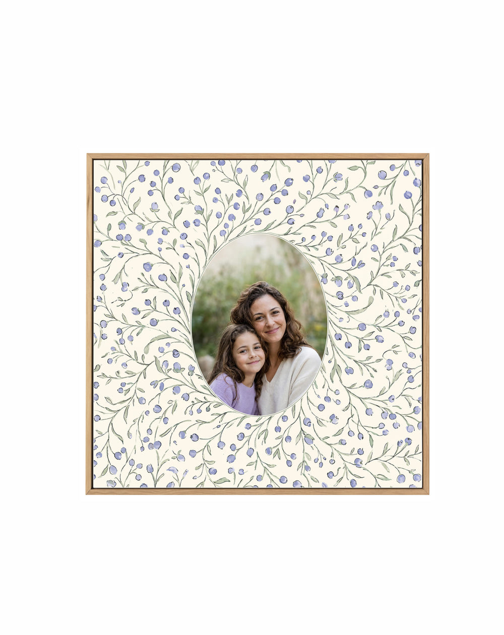 Violet Garden | Custom Photo Framed Canvas