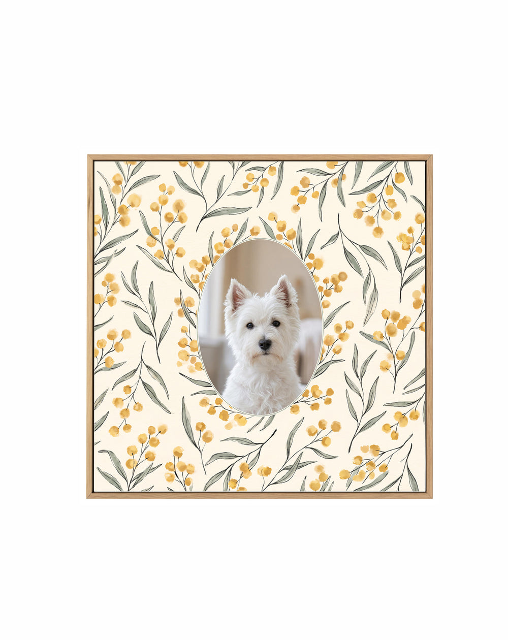 Wattle | Custom Photo Framed Canvas