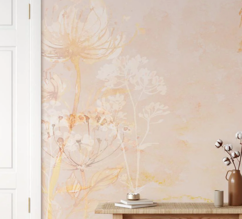 Buy Orange Wallpaper Online with Olive et Oriel. Removable wallpaper & wall decals Australia.
