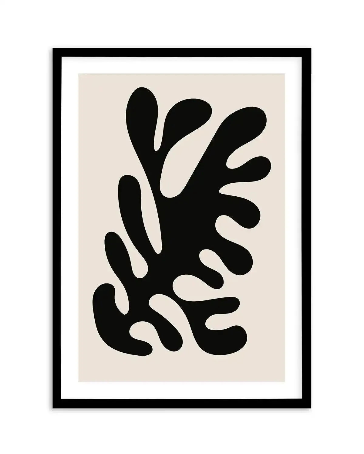 Organic Shapes II Art Print-PRINT-Olive et Oriel-Olive et Oriel-A5 | 5.8" x 8.3" | 14.8 x 21cm-Black-With White Border-Buy-Australian-Art-Prints-Online-with-Olive-et-Oriel-Your-Artwork-Specialists-Austrailia-Decorate-With-Coastal-Photo-Wall-Art-Prints-From-Our-Beach-House-Artwork-Collection-Fine-Poster-and-Framed-Artwork