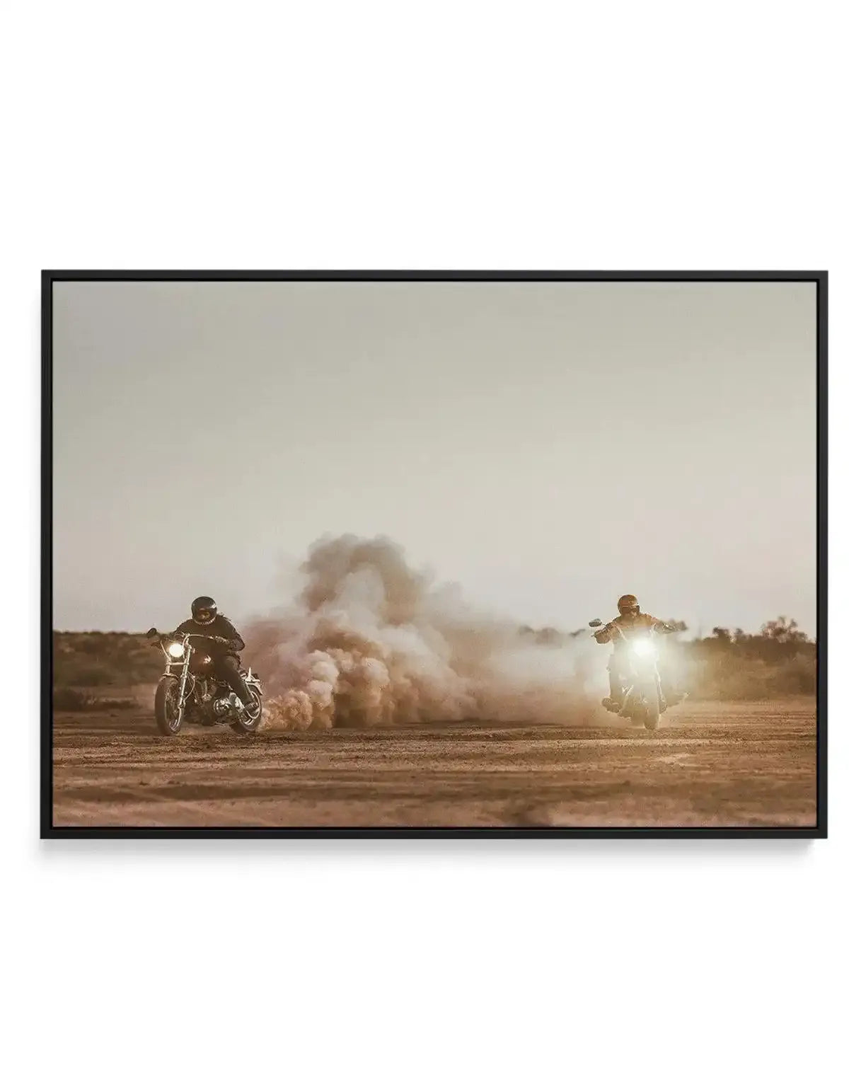 Outlawed at Sundown By Tim Harris | Framed Canvas-CANVAS-You can shop wall art online with Olive et Oriel for everything from abstract art to fun kids wall art. Our beautiful modern art prints and canvas art are available from large canvas prints to wall art paintings and our proudly Australian artwork collection offers only the highest quality framed large wall art and canvas art Australia - You can buy fashion photography prints or Hampton print posters and paintings on canvas from Olive et Or