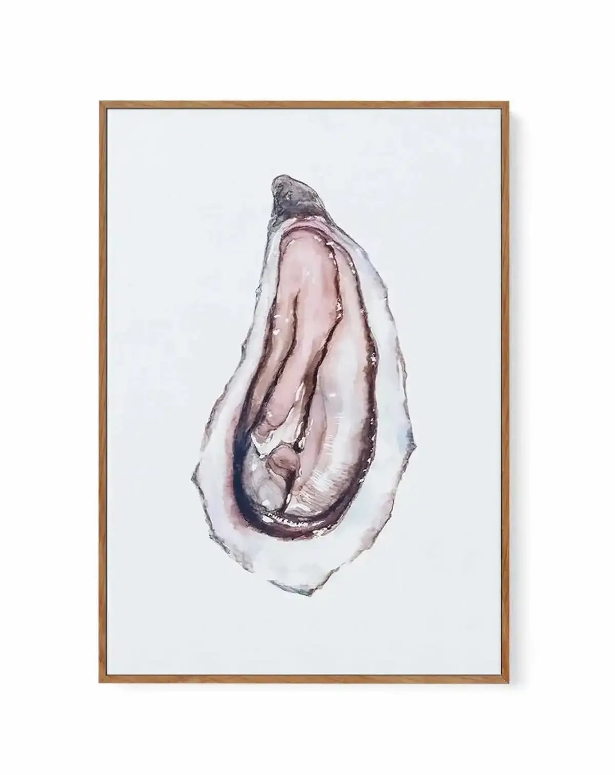 Oyster I | Framed Canvas Art Print from Olive et Oriel where you can shop wallpaper and artworks online