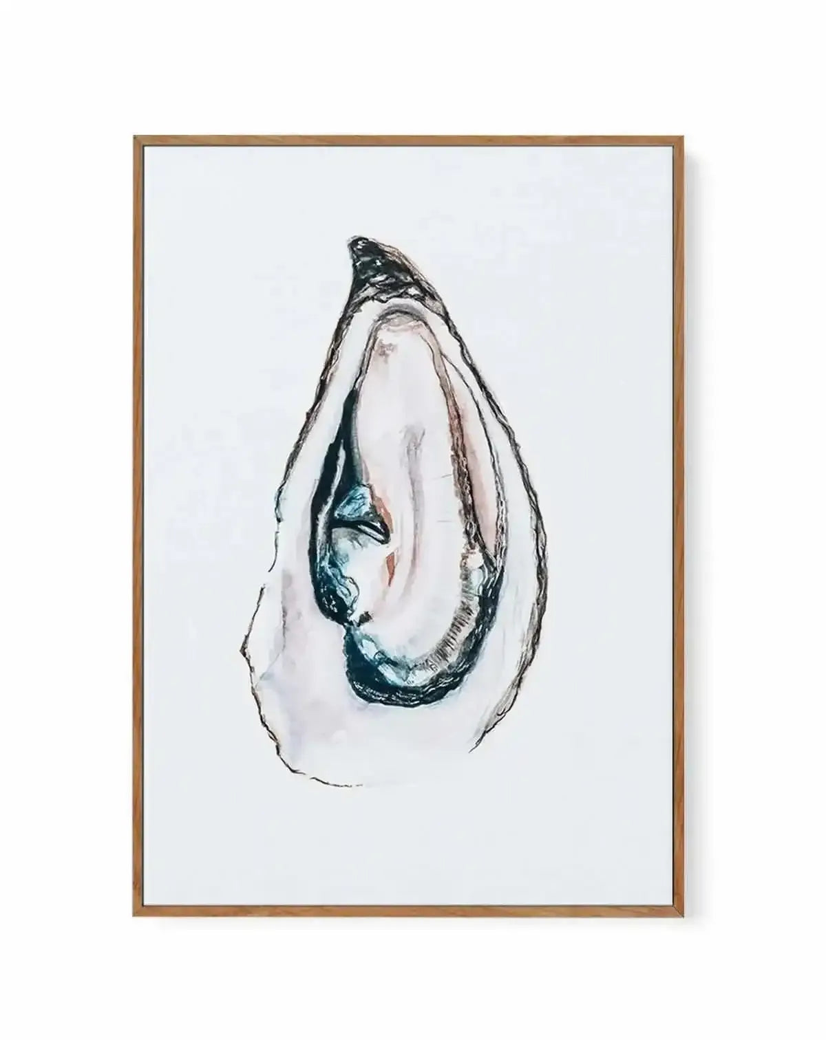 Oyster II | Framed Canvas Art Print from Olive et Oriel where you can shop wallpaper and artworks online
