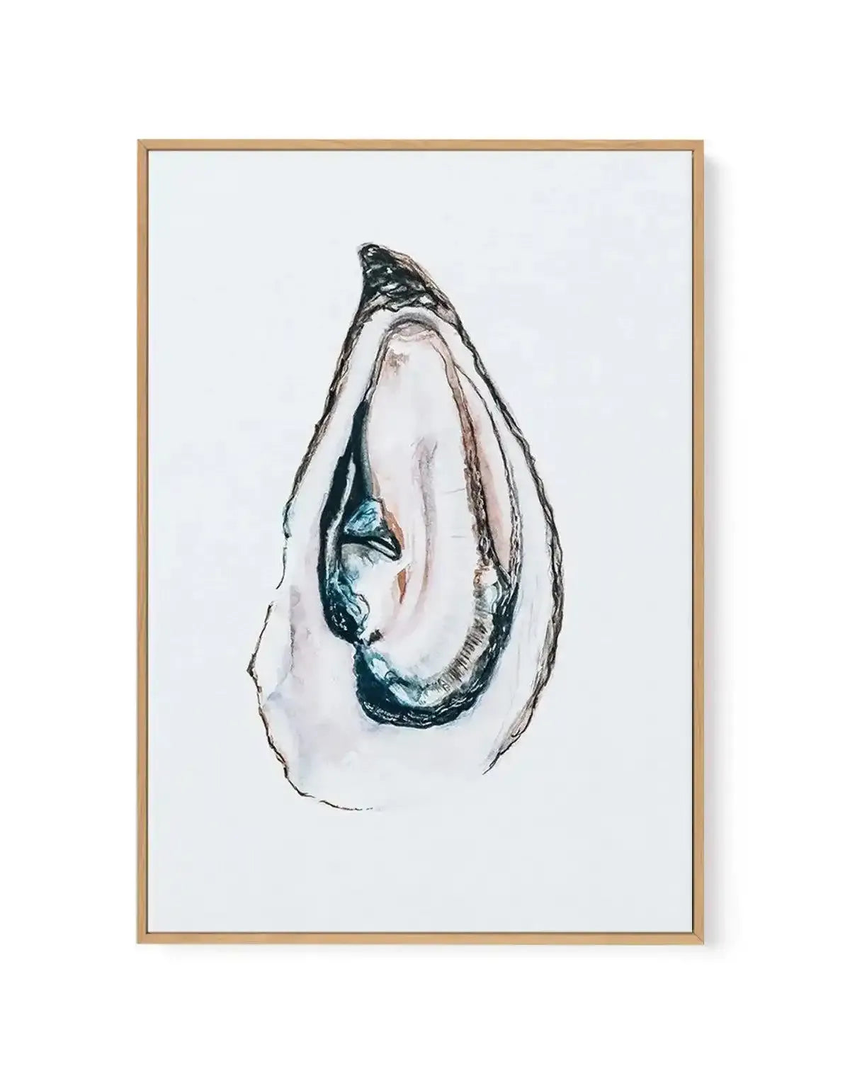 Oyster II | Framed Canvas-CANVAS-You can shop wall art online with Olive et Oriel for everything from abstract art to fun kids wall art. Our beautiful modern art prints and canvas art are available from large canvas prints to wall art paintings and our proudly Australian artwork collection offers only the highest quality framed large wall art and canvas art Australia - You can buy fashion photography prints or Hampton print posters and paintings on canvas from Olive et Oriel and have them delive