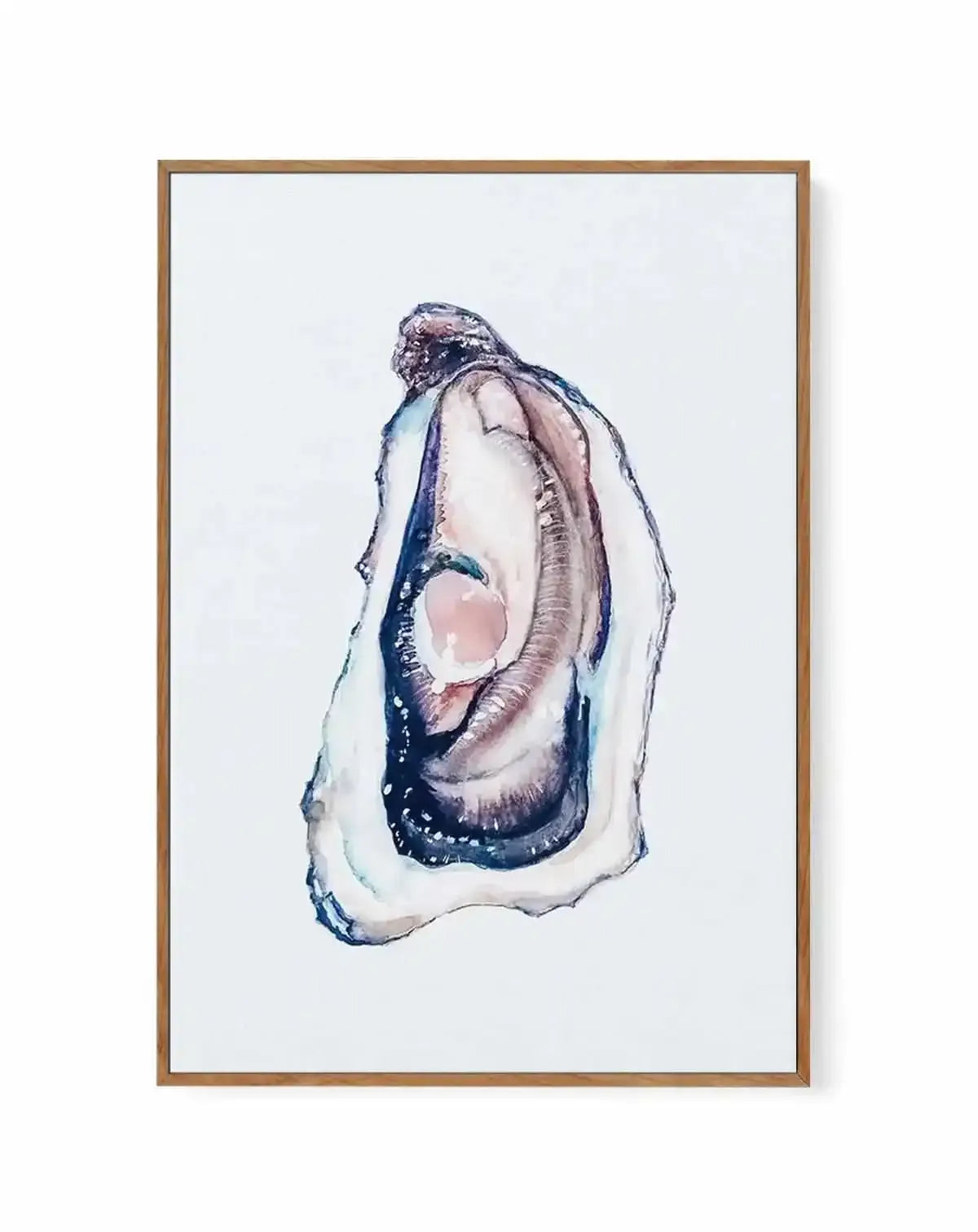 Oyster III | Framed Canvas Art Print from Olive et Oriel where you can shop wallpaper and artworks online