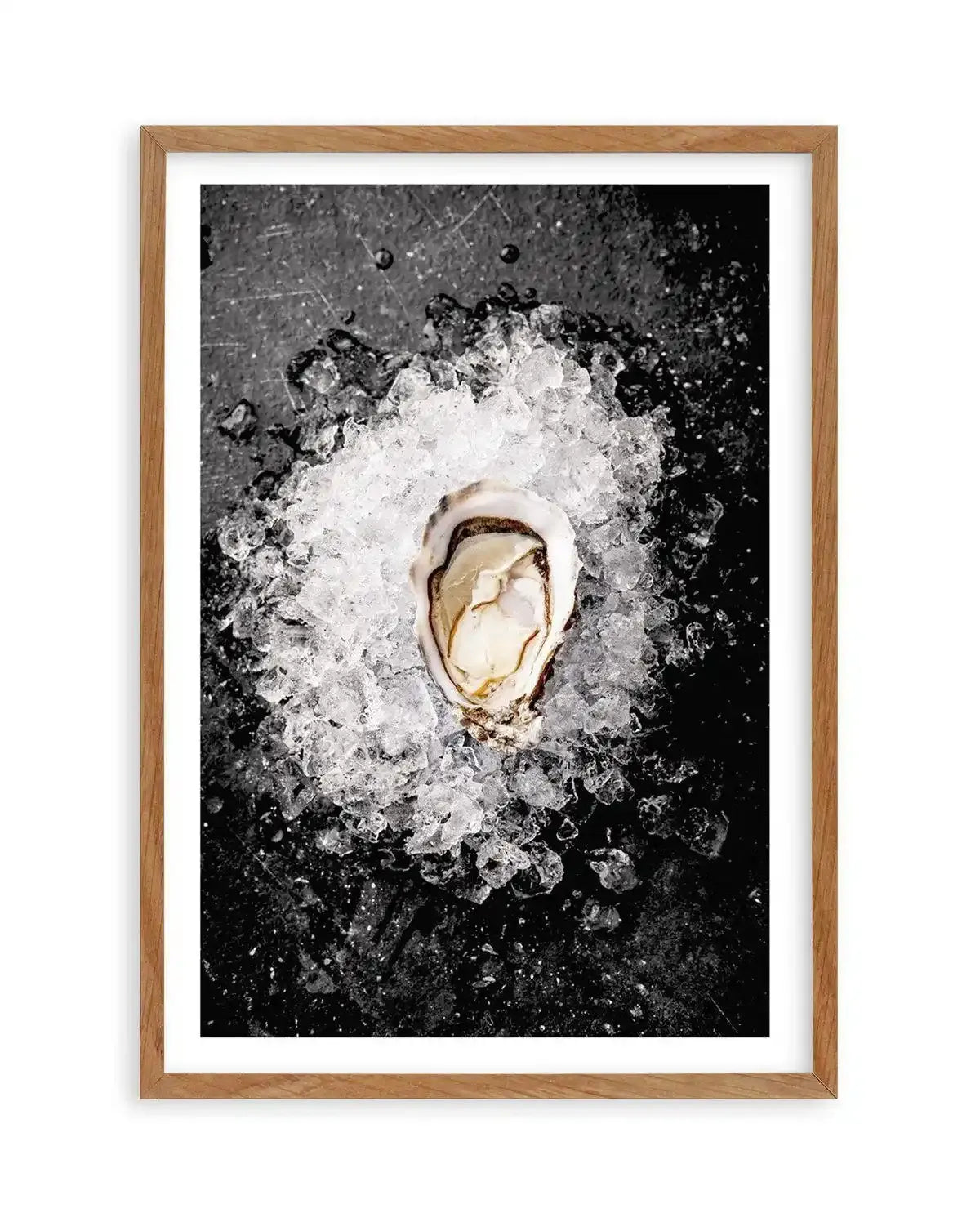 Oysters on Ice Art Print-PRINT-Olive et Oriel-Olive et Oriel-Buy-Australian-Art-Prints-Online-with-Olive-et-Oriel-Your-Artwork-Specialists-Austrailia-Decorate-With-Coastal-Photo-Wall-Art-Prints-From-Our-Beach-House-Artwork-Collection-Fine-Poster-and-Framed-Artwork