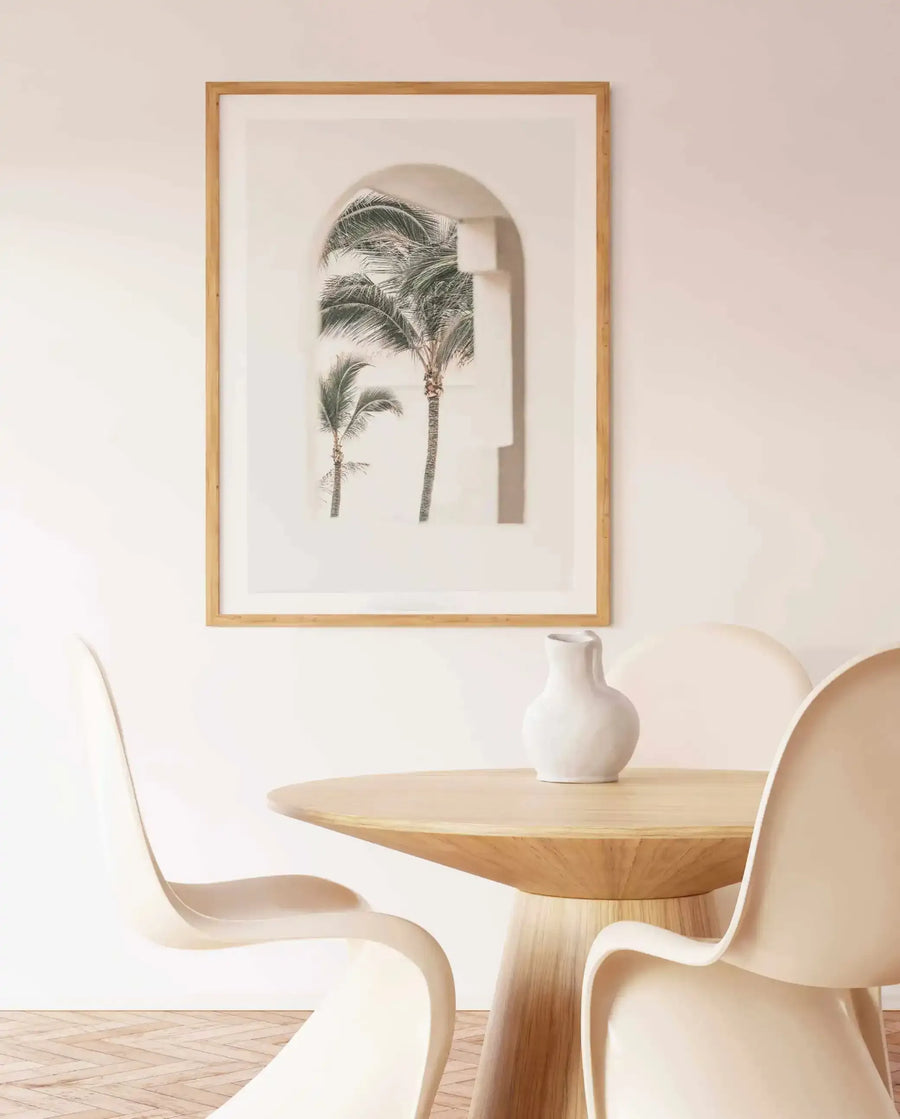 Palm Arch I by Miguel Herandez Art Print from Olive et Oriel where you can shop wallpaper and artworks online
