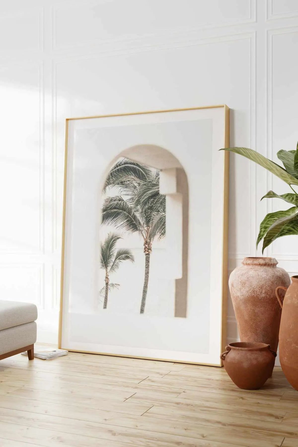 Palm Arch I by Miguel Herandez Art Print from Olive et Oriel where you can shop wallpaper and artworks online