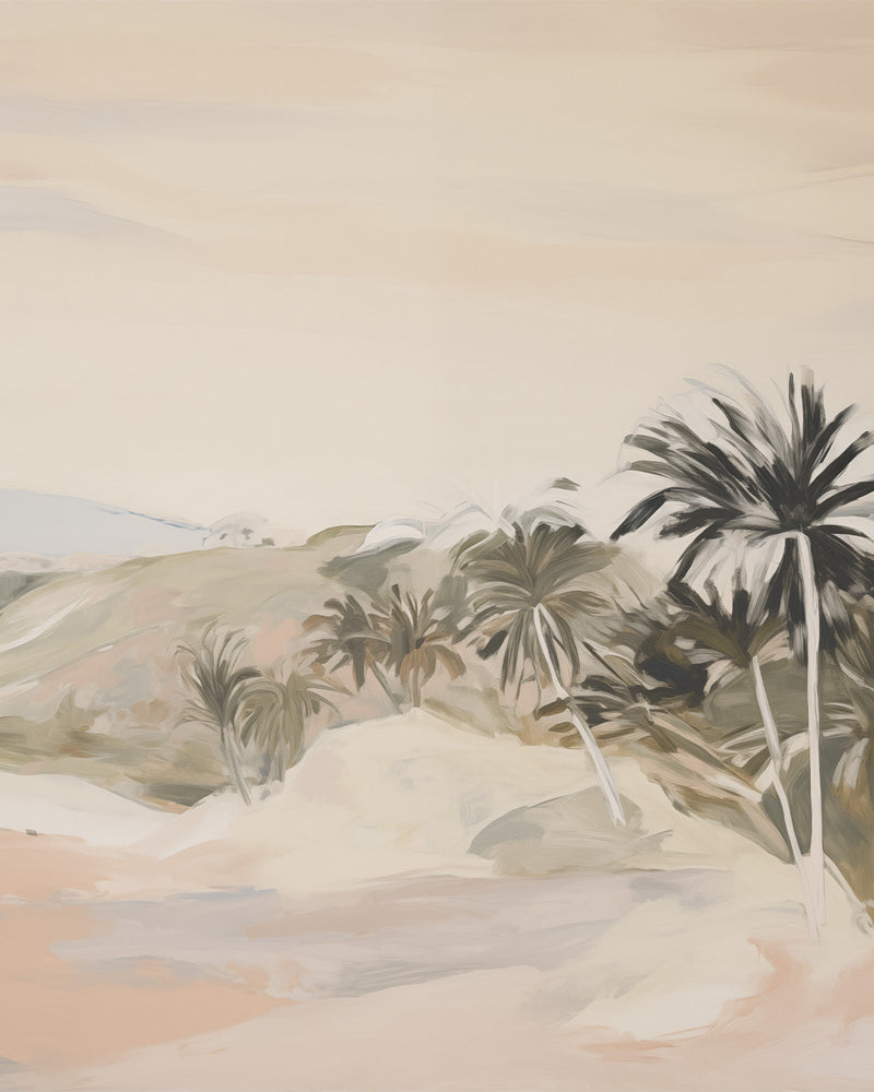 Palm Sands Wallpaper Mural from Olive et Oriel where you can shop wallpaper and artworks online