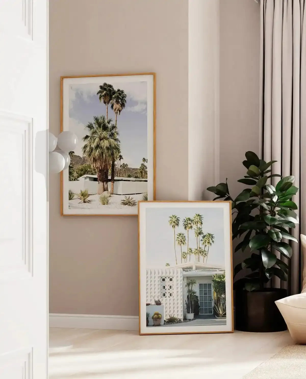 Palm Springs Dreaming II Art Print from Olive et Oriel where you can shop wallpaper and artworks online