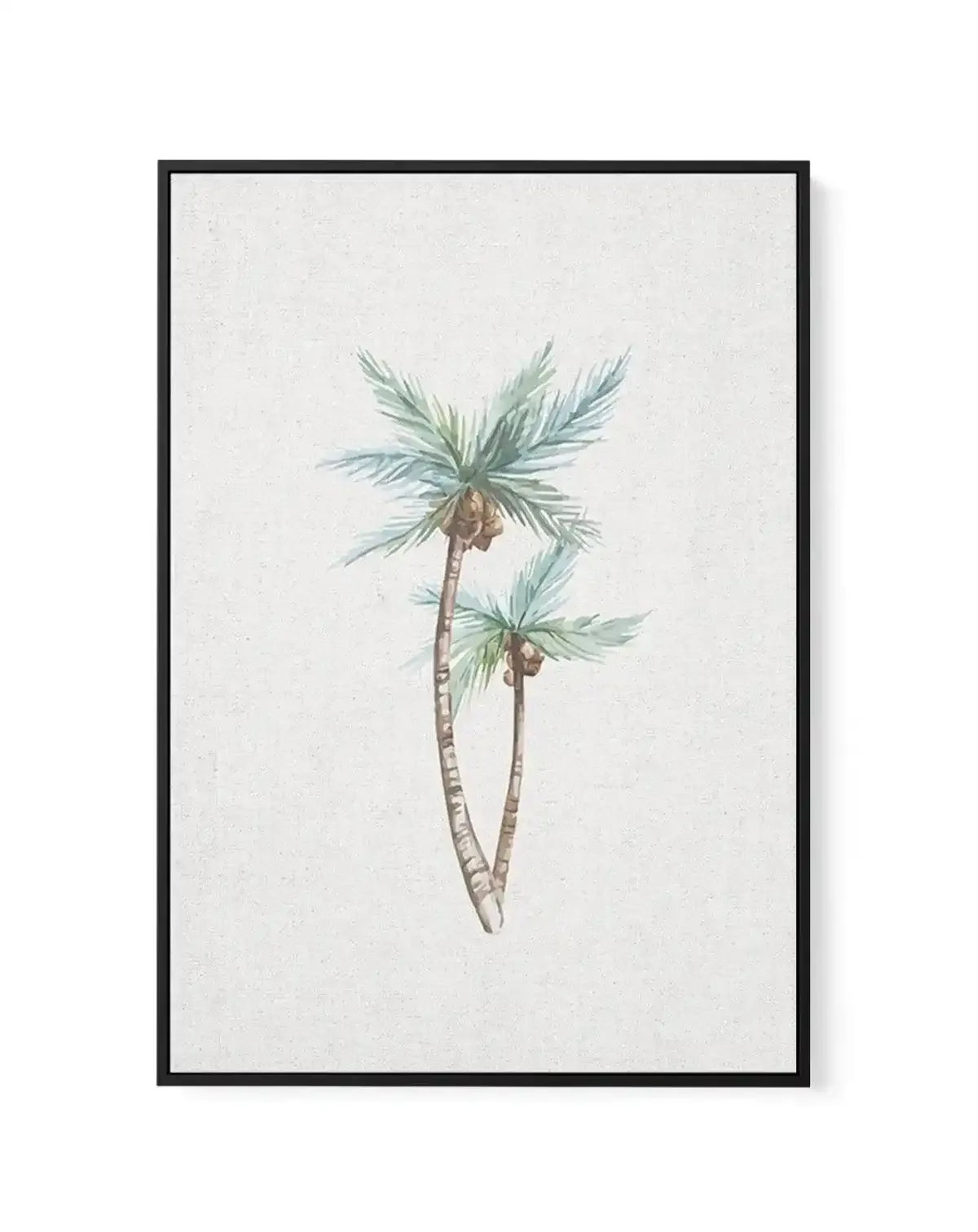 Palms on Linen I | Framed Canvas-CANVAS-You can shop wall art online with Olive et Oriel for everything from abstract art to fun kids wall art. Our beautiful modern art prints and canvas art are available from large canvas prints to wall art paintings and our proudly Australian artwork collection offers only the highest quality framed large wall art and canvas art Australia - You can buy fashion photography prints or Hampton print posters and paintings on canvas from Olive et Oriel and have them