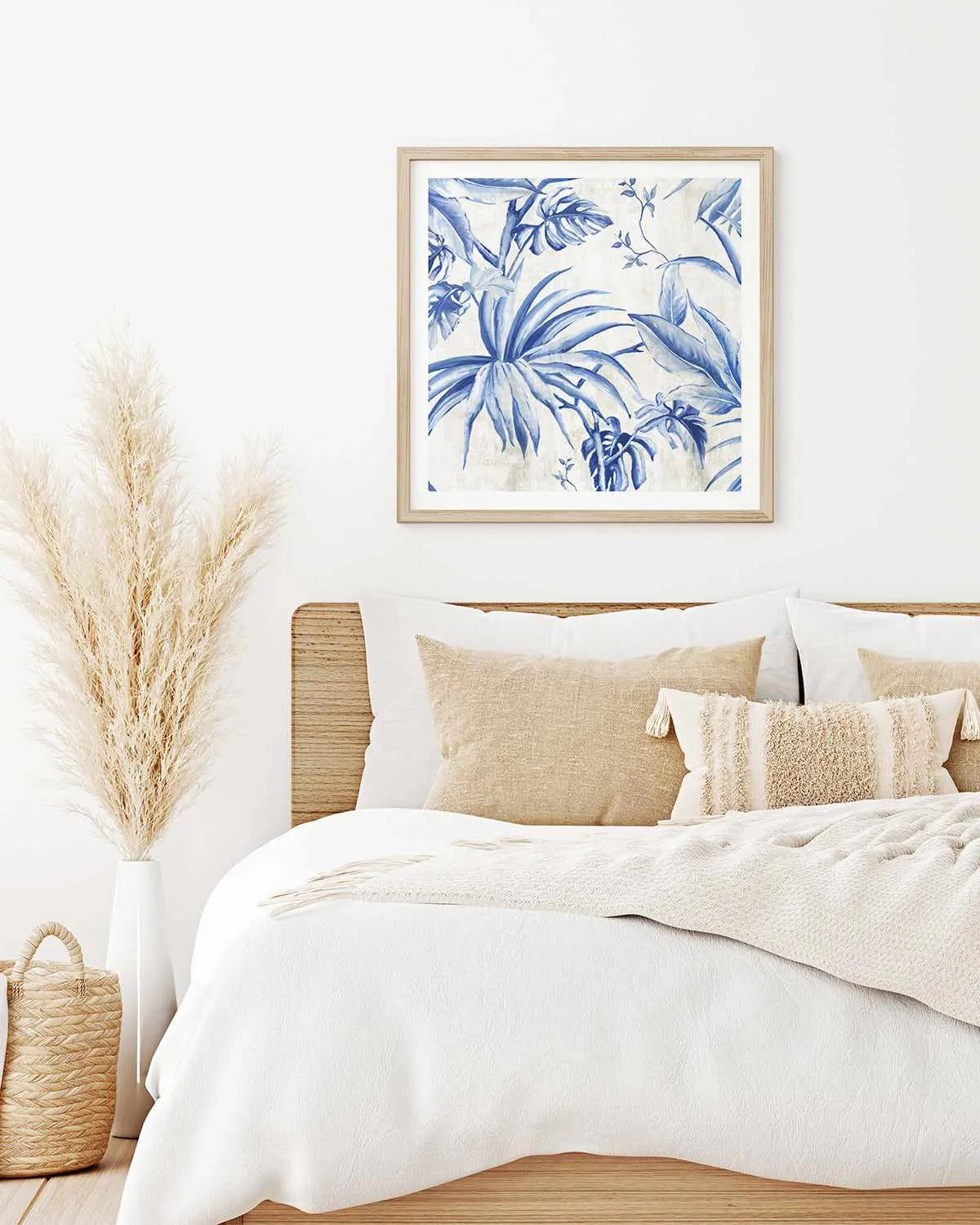 Palms Toile I Art Print from Olive et Oriel where you can shop wallpaper and artworks online