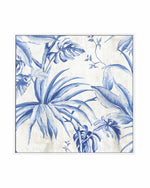 Palms Toile I | Framed Canvas Art Print