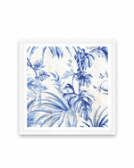 Palms Toile II Art Print