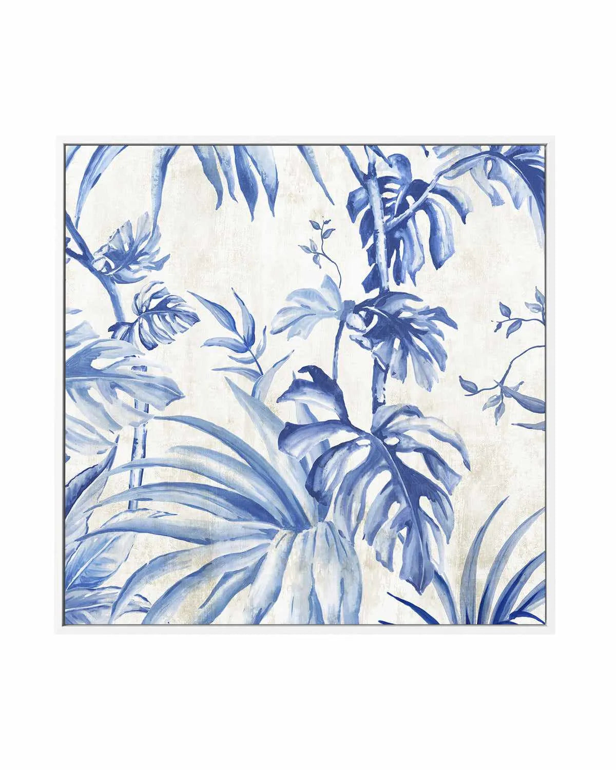 Palms Toile II | Framed Canvas Art Print from Olive et Oriel where you can shop wallpaper and artworks online