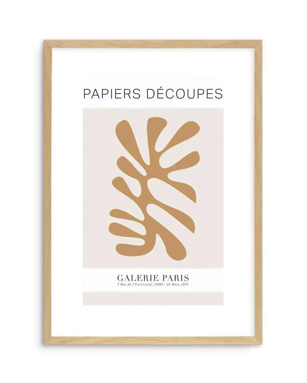 Papiers Decoupes II Art Print-PRINT-Olive et Oriel-Olive et Oriel-A5 | 5.8" x 8.3" | 14.8 x 21cm-Oak-With White Border-Buy-Australian-Art-Prints-Online-with-Olive-et-Oriel-Your-Artwork-Specialists-Austrailia-Decorate-With-Coastal-Photo-Wall-Art-Prints-From-Our-Beach-House-Artwork-Collection-Fine-Poster-and-Framed-Artwork