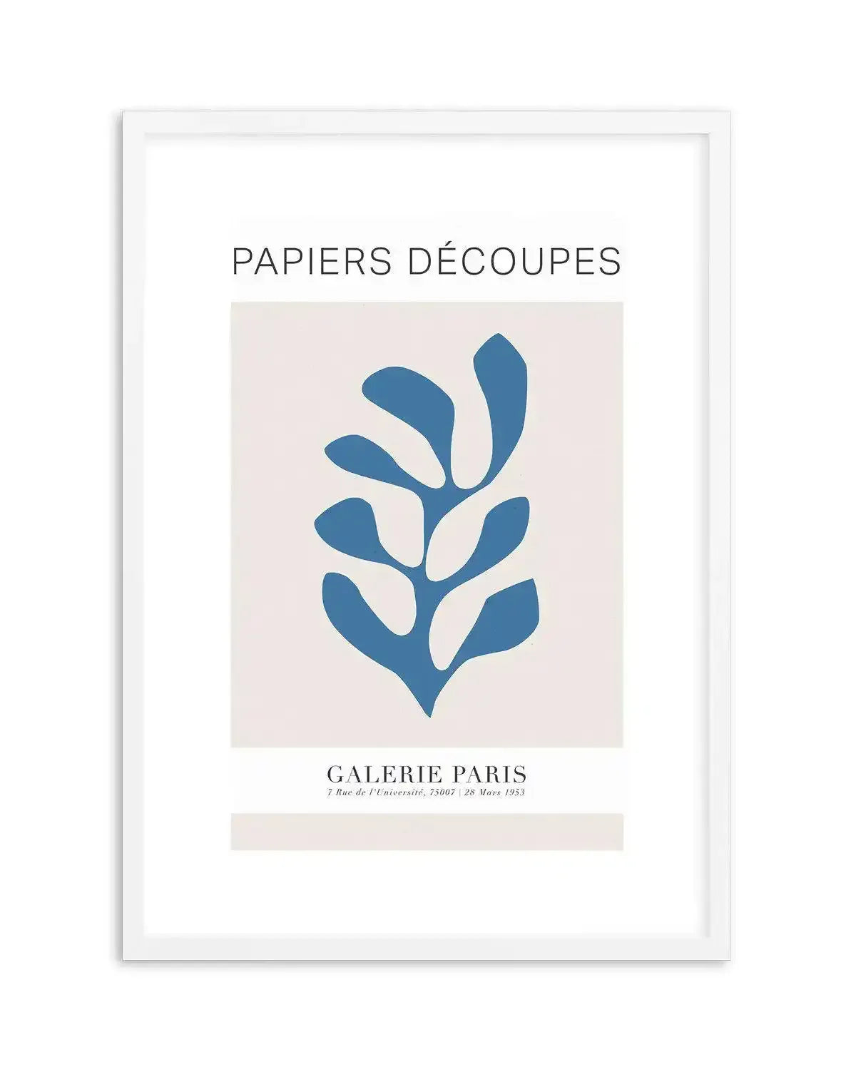 Papiers Decoupes IV Art Print-PRINT-Olive et Oriel-Olive et Oriel-A5 | 5.8" x 8.3" | 14.8 x 21cm-White-With White Border-Buy-Australian-Art-Prints-Online-with-Olive-et-Oriel-Your-Artwork-Specialists-Austrailia-Decorate-With-Coastal-Photo-Wall-Art-Prints-From-Our-Beach-House-Artwork-Collection-Fine-Poster-and-Framed-Artwork