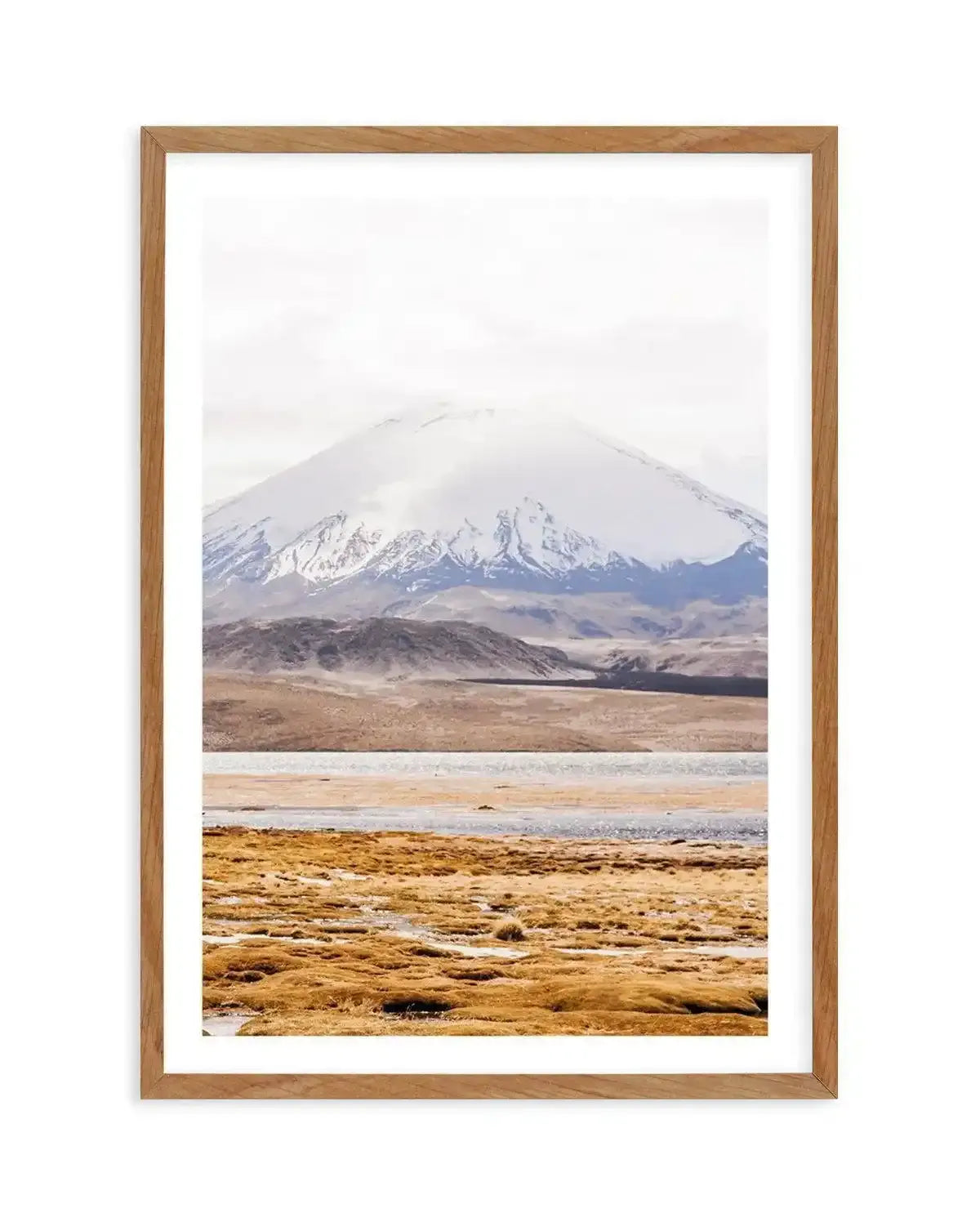 Parinacota | Chile Art Print-PRINT-Olive et Oriel-Olive et Oriel-50x70 cm | 19.6" x 27.5"-Walnut-With White Border-Buy-Australian-Art-Prints-Online-with-Olive-et-Oriel-Your-Artwork-Specialists-Austrailia-Decorate-With-Coastal-Photo-Wall-Art-Prints-From-Our-Beach-House-Artwork-Collection-Fine-Poster-and-Framed-Artwork