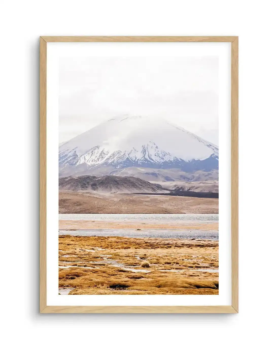 Parinacota | Chile Art Print-PRINT-Olive et Oriel-Olive et Oriel-A3 | 11.7" x 16.5" | 29.7 x 42 cm-Oak-With White Border-Buy-Australian-Art-Prints-Online-with-Olive-et-Oriel-Your-Artwork-Specialists-Austrailia-Decorate-With-Coastal-Photo-Wall-Art-Prints-From-Our-Beach-House-Artwork-Collection-Fine-Poster-and-Framed-Artwork