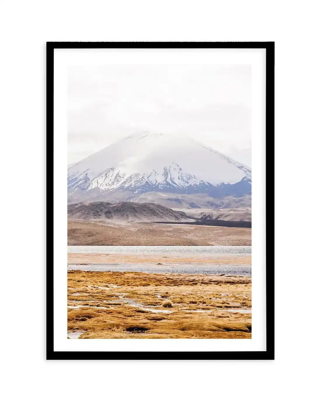Parinacota | Chile Art Print-PRINT-Olive et Oriel-Olive et Oriel-A3 | 11.7" x 16.5" | 29.7 x 42 cm-Black-With White Border-Buy-Australian-Art-Prints-Online-with-Olive-et-Oriel-Your-Artwork-Specialists-Austrailia-Decorate-With-Coastal-Photo-Wall-Art-Prints-From-Our-Beach-House-Artwork-Collection-Fine-Poster-and-Framed-Artwork