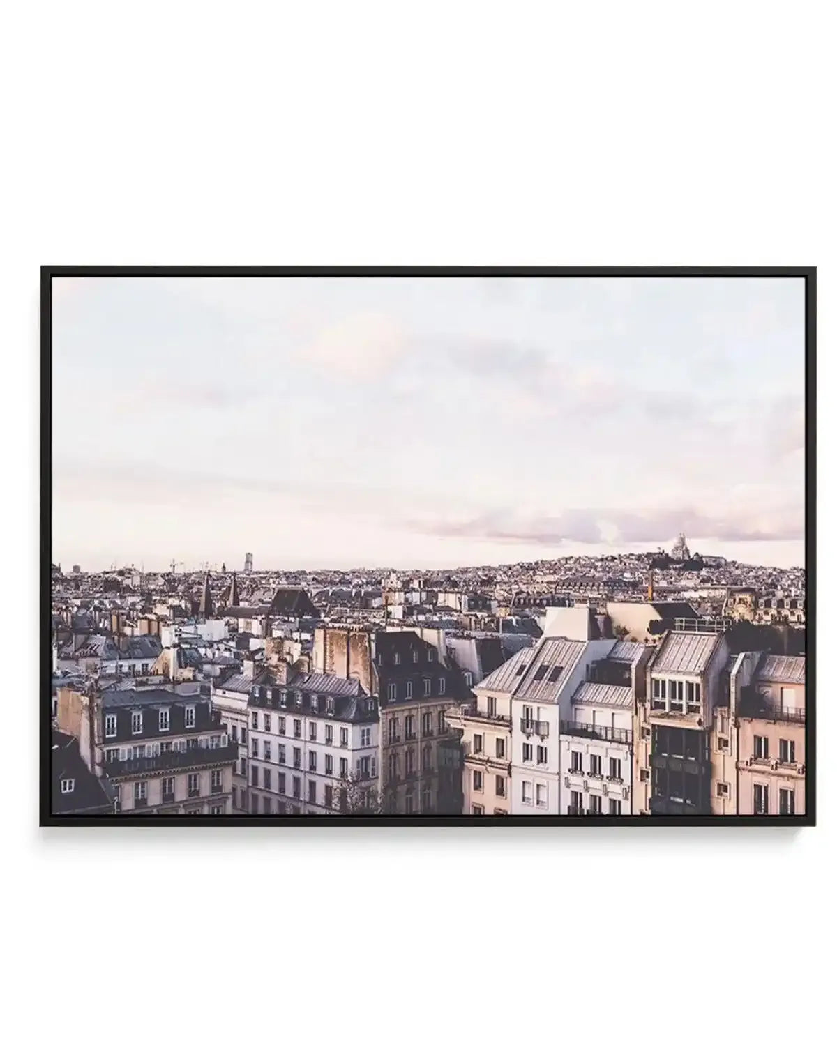 Paris City View | Framed Canvas-CANVAS-You can shop wall art online with Olive et Oriel for everything from abstract art to fun kids wall art. Our beautiful modern art prints and canvas art are available from large canvas prints to wall art paintings and our proudly Australian artwork collection offers only the highest quality framed large wall art and canvas art Australia - You can buy fashion photography prints or Hampton print posters and paintings on canvas from Olive et Oriel and have them 