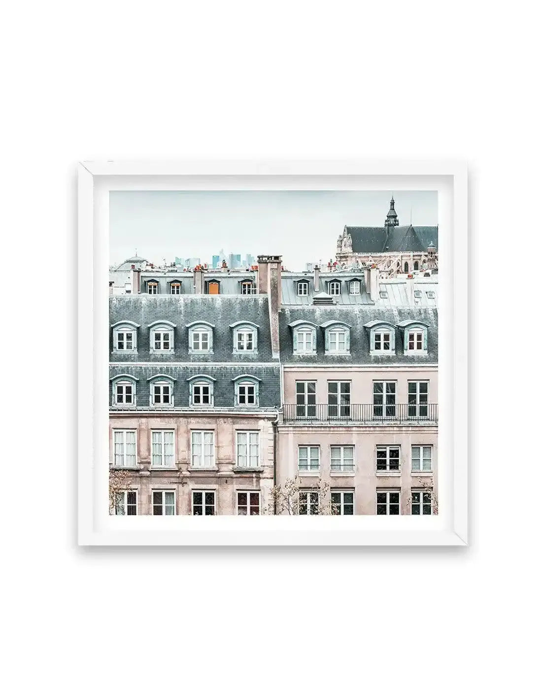 Paris Homes | SQ Art Print-PRINT-Olive et Oriel-Olive et Oriel-70x70 cm | 27.5" x 27.5"-White-With White Border-Buy-Australian-Art-Prints-Online-with-Olive-et-Oriel-Your-Artwork-Specialists-Austrailia-Decorate-With-Coastal-Photo-Wall-Art-Prints-From-Our-Beach-House-Artwork-Collection-Fine-Poster-and-Framed-Artwork