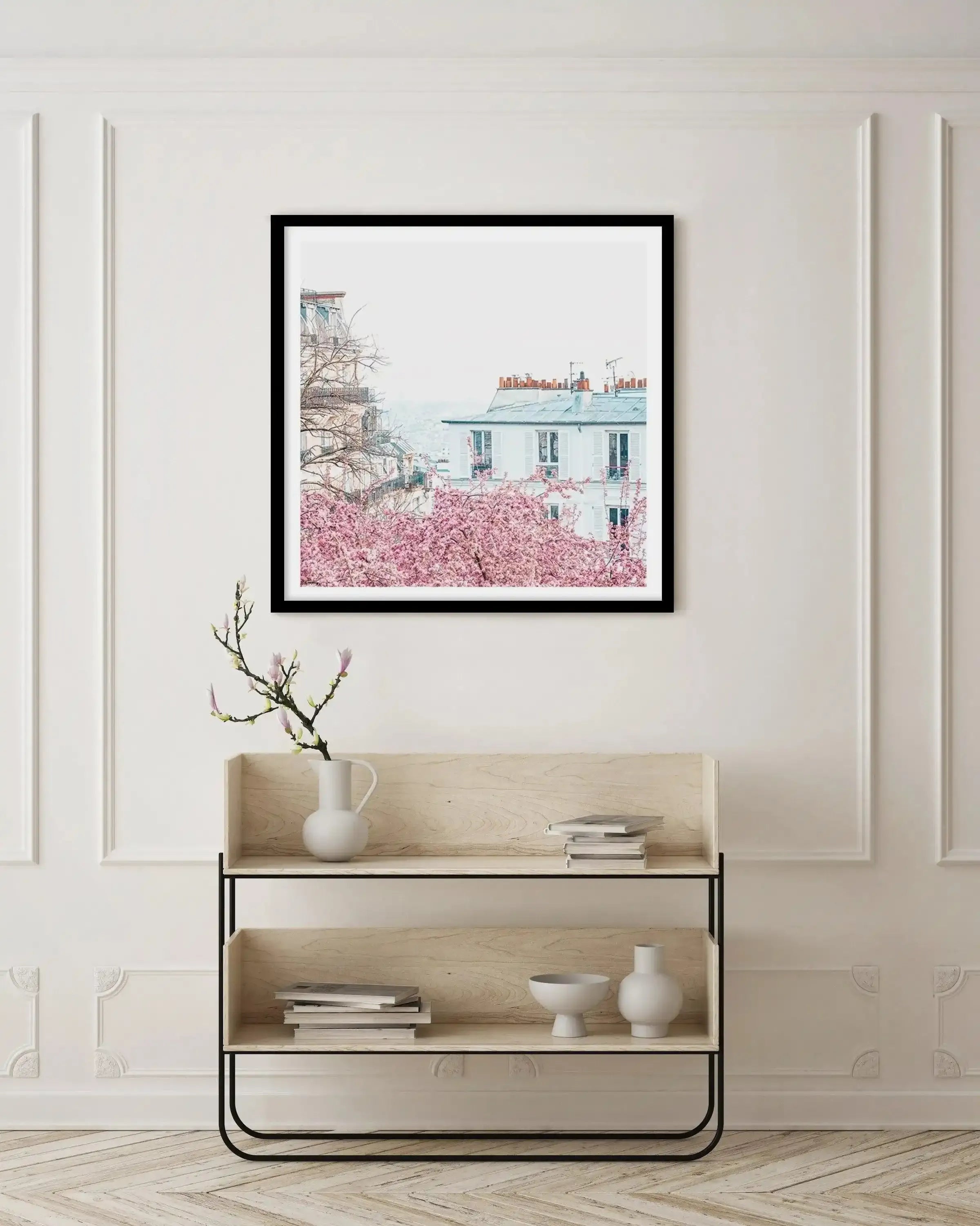 Parisian Blooms I | SQ Art Print-PRINT-Olive et Oriel-Olive et Oriel-Buy-Australian-Art-Prints-Online-with-Olive-et-Oriel-Your-Artwork-Specialists-Austrailia-Decorate-With-Coastal-Photo-Wall-Art-Prints-From-Our-Beach-House-Artwork-Collection-Fine-Poster-and-Framed-Artwork