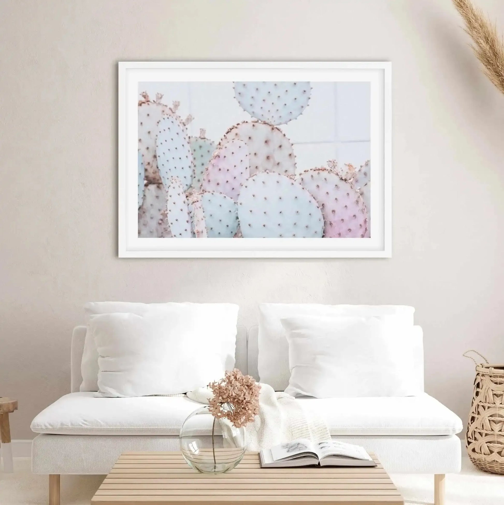 Pastel Cactus | LS Art Print-PRINT-Olive et Oriel-Olive et Oriel-Buy-Australian-Art-Prints-Online-with-Olive-et-Oriel-Your-Artwork-Specialists-Austrailia-Decorate-With-Coastal-Photo-Wall-Art-Prints-From-Our-Beach-House-Artwork-Collection-Fine-Poster-and-Framed-Artwork