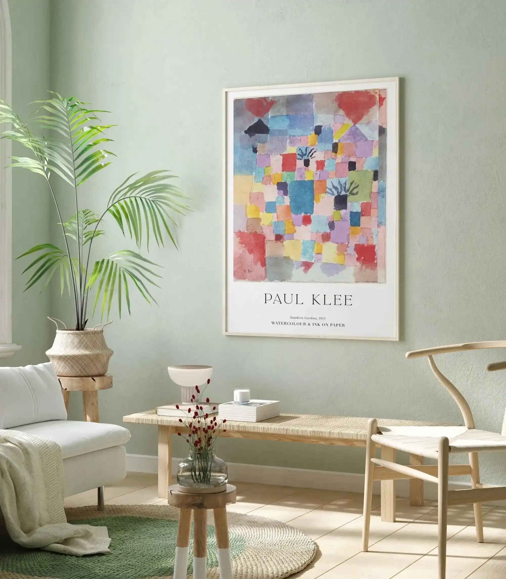 Southern Gardens 1913 by Paul Klee Art Print-PRINT-Olive et Oriel-Olive et Oriel-Buy-Australian-Art-Prints-Online-with-Olive-et-Oriel-Your-Artwork-Specialists-Austrailia-Decorate-With-Coastal-Photo-Wall-Art-Prints-From-Our-Beach-House-Artwork-Collection-Fine-Poster-and-Framed-Artwork