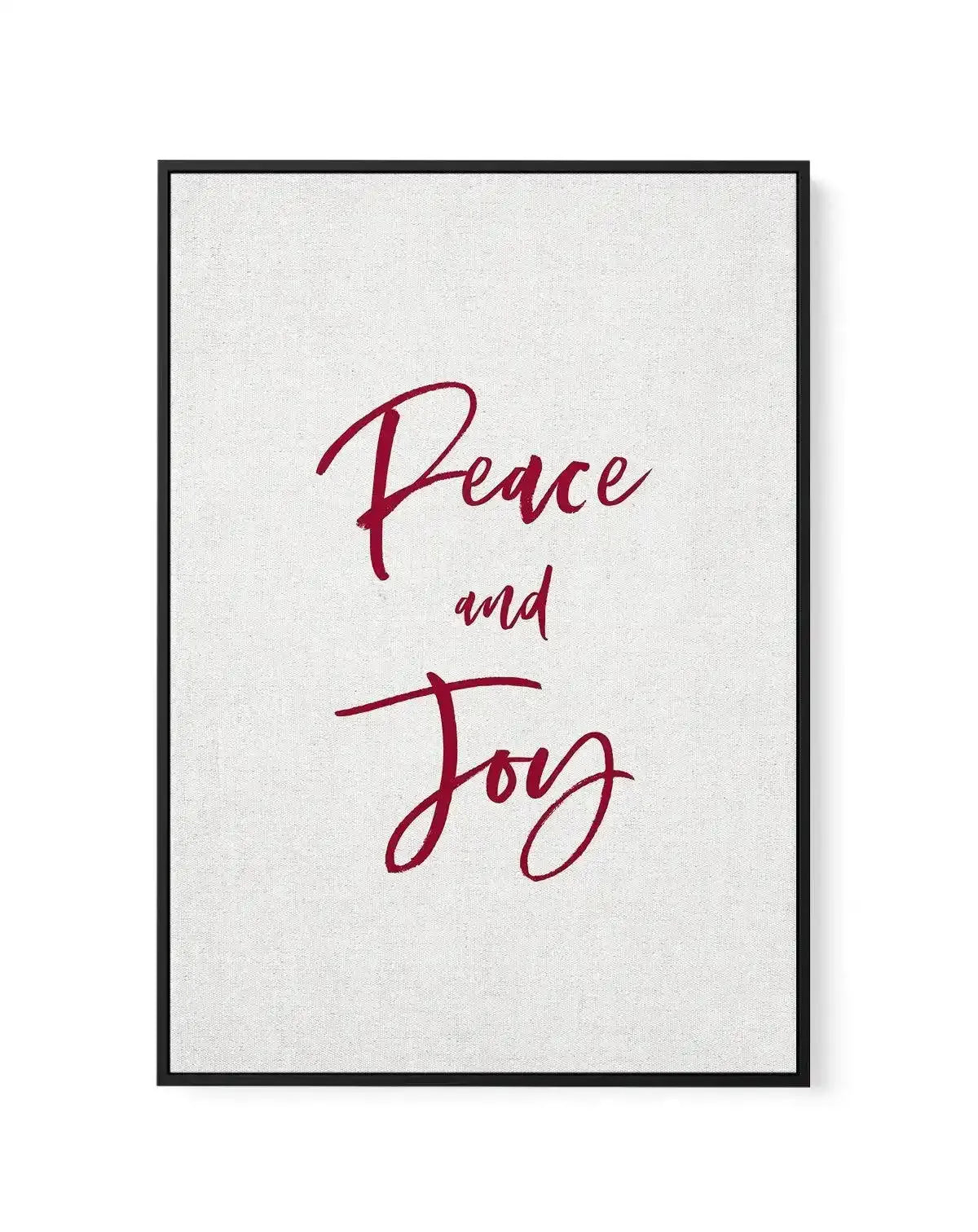 Peace & Joy | Framed Canvas-CANVAS-You can shop wall art online with Olive et Oriel for everything from abstract art to fun kids wall art. Our beautiful modern art prints and canvas art are available from large canvas prints to wall art paintings and our proudly Australian artwork collection offers only the highest quality framed large wall art and canvas art Australia - You can buy fashion photography prints or Hampton print posters and paintings on canvas from Olive et Oriel and have them deli
