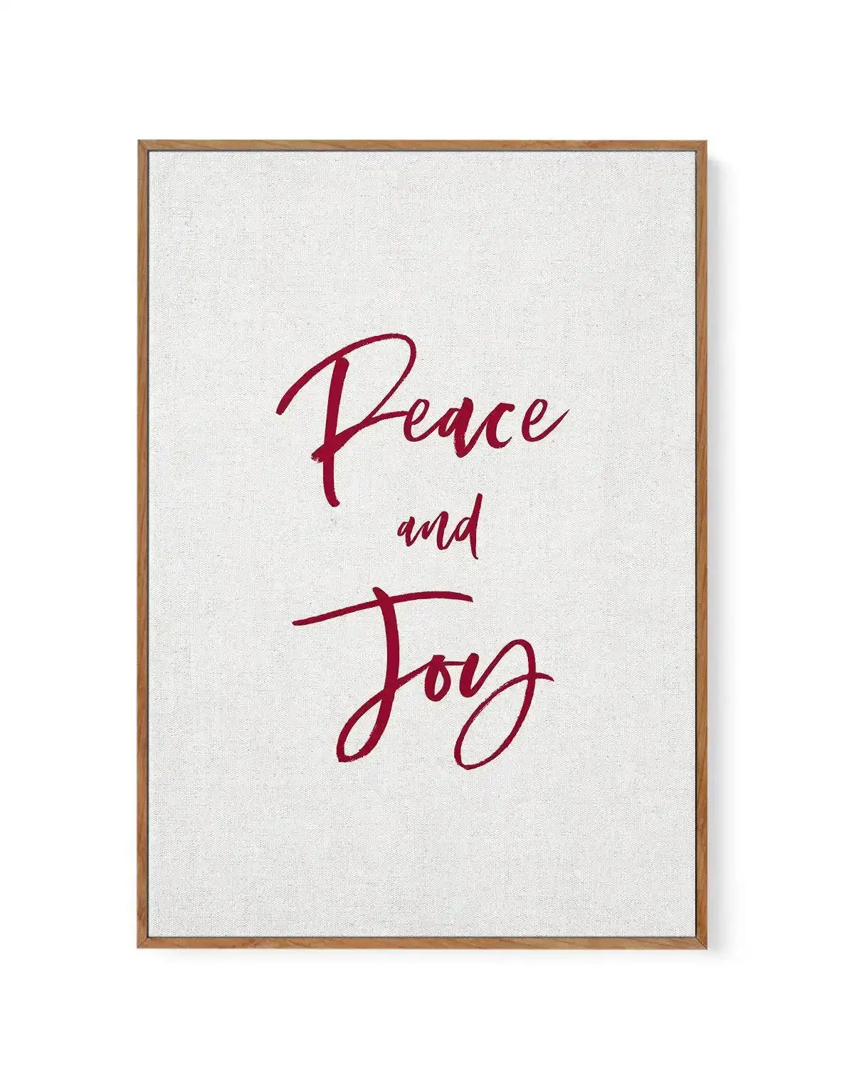 Peace & Joy | Framed Canvas-CANVAS-You can shop wall art online with Olive et Oriel for everything from abstract art to fun kids wall art. Our beautiful modern art prints and canvas art are available from large canvas prints to wall art paintings and our proudly Australian artwork collection offers only the highest quality framed large wall art and canvas art Australia - You can buy fashion photography prints or Hampton print posters and paintings on canvas from Olive et Oriel and have them deli