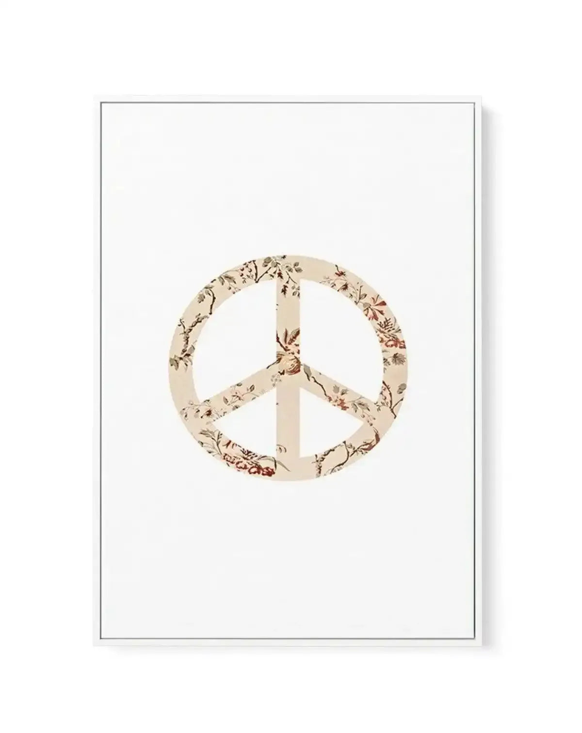 Peace Sign | Pastel Vintage | Framed Canvas-CANVAS-You can shop wall art online with Olive et Oriel for everything from abstract art to fun kids wall art. Our beautiful modern art prints and canvas art are available from large canvas prints to wall art paintings and our proudly Australian artwork collection offers only the highest quality framed large wall art and canvas art Australia - You can buy fashion photography prints or Hampton print posters and paintings on canvas from Olive et Oriel an