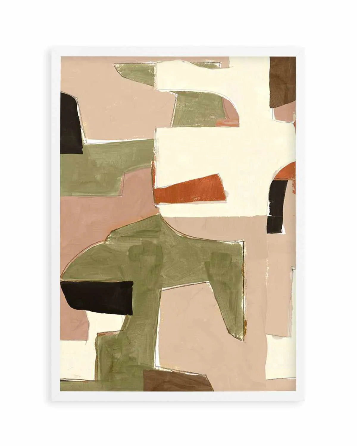 Pieces No 1 Art Print from Olive et Oriel where you can shop wallpaper and artworks online