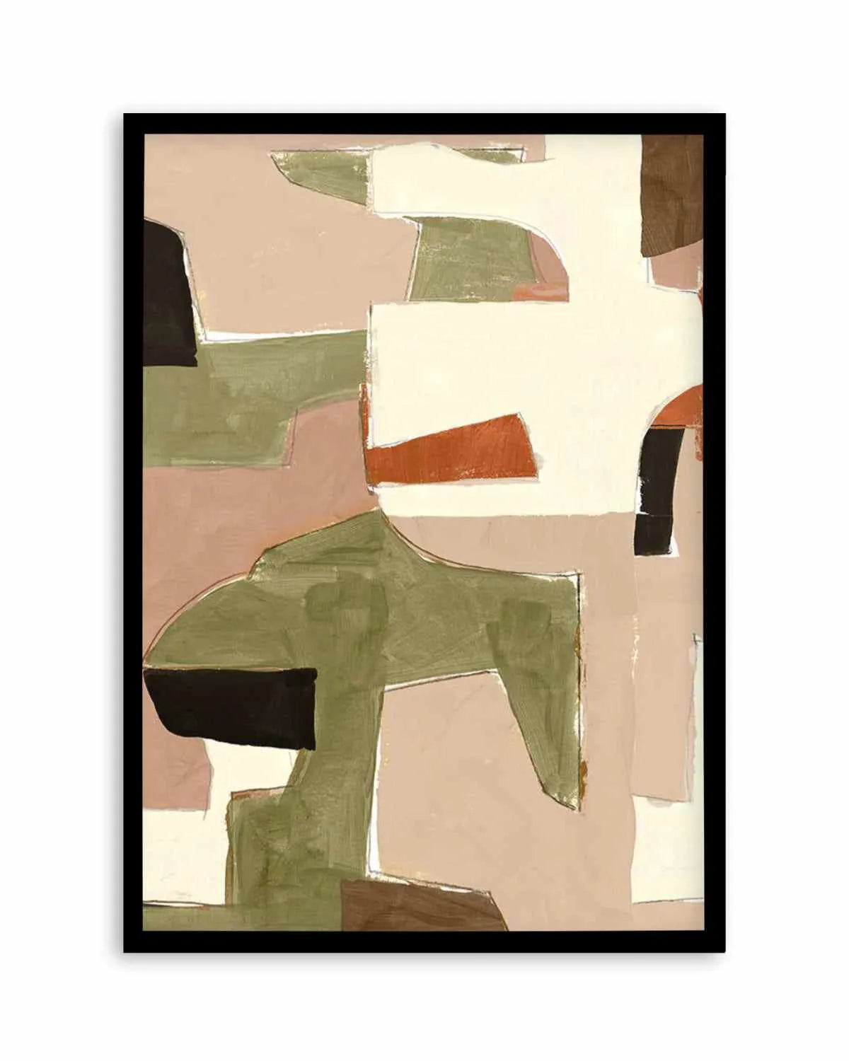 Pieces No 1 Art Print from Olive et Oriel where you can shop wallpaper and artworks online