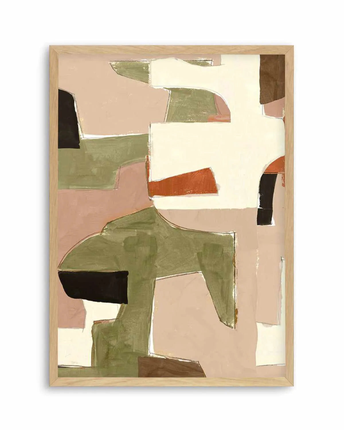 Pieces No 1 Art Print from Olive et Oriel where you can shop wallpaper and artworks online