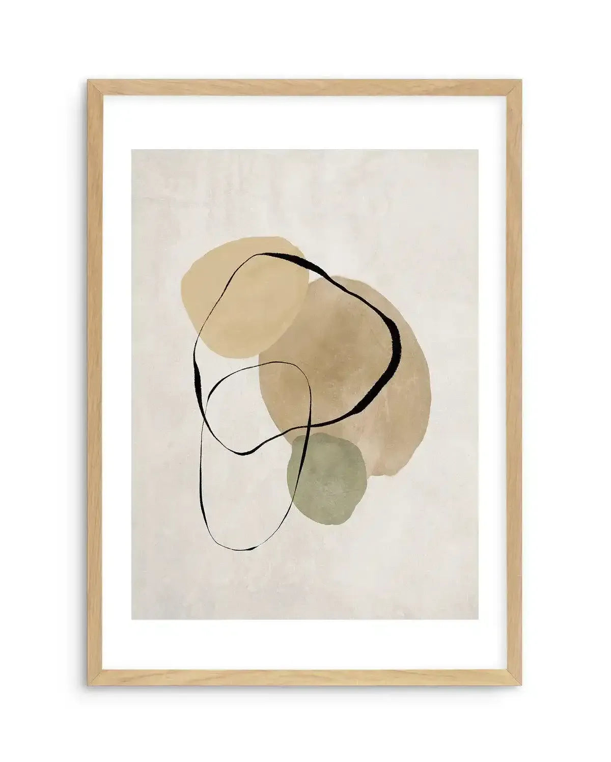 Pierre Abstraite I Art Print-PRINT-Olive et Oriel-Olive et Oriel-A5 | 5.8" x 8.3" | 14.8 x 21cm-Oak-With White Border-Buy-Australian-Art-Prints-Online-with-Olive-et-Oriel-Your-Artwork-Specialists-Austrailia-Decorate-With-Coastal-Photo-Wall-Art-Prints-From-Our-Beach-House-Artwork-Collection-Fine-Poster-and-Framed-Artwork
