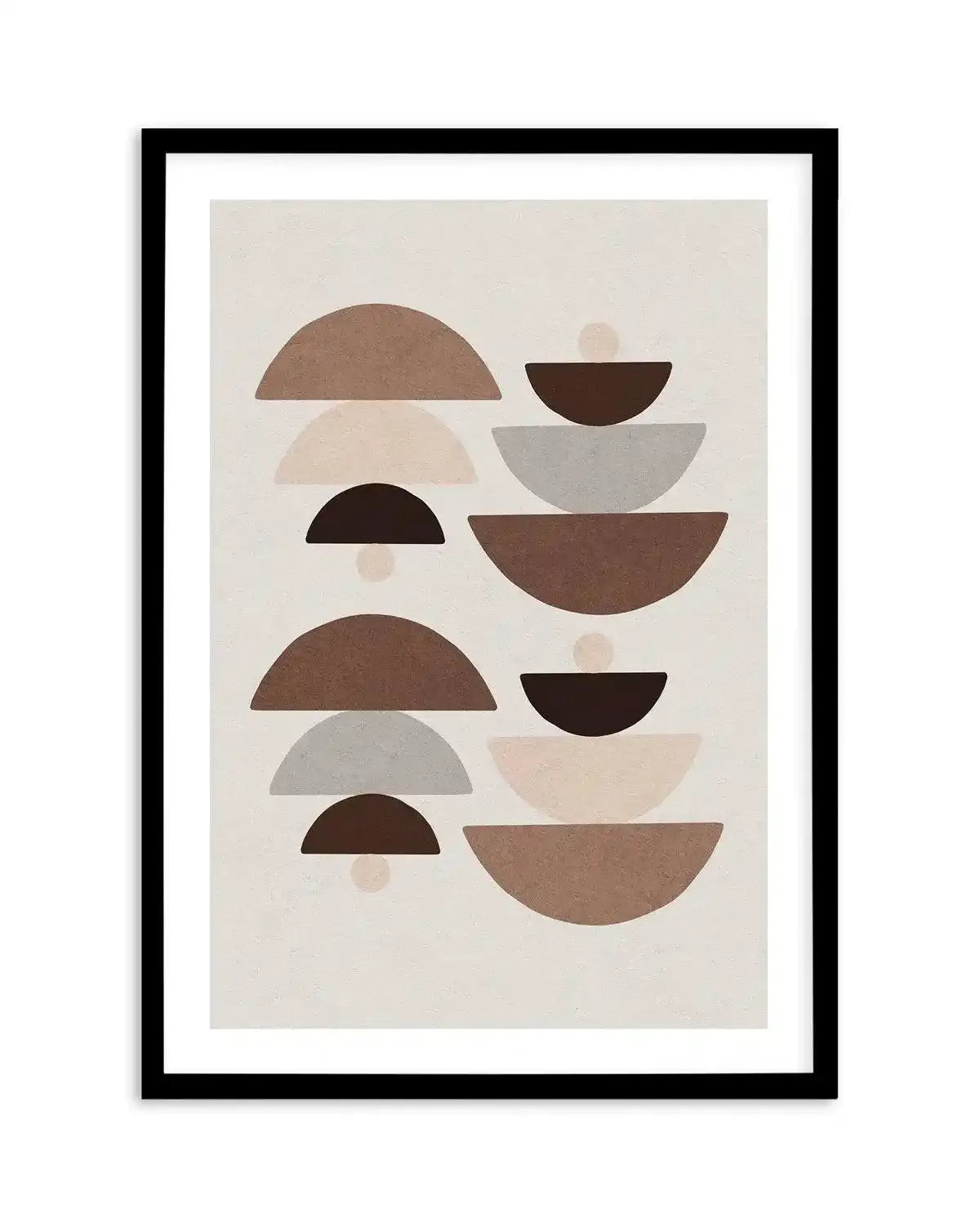 Pile De Forme Art Print-PRINT-Olive et Oriel-Olive et Oriel-A4 | 8.3" x 11.7" | 21 x 29.7cm-Black-With White Border-Buy-Australian-Art-Prints-Online-with-Olive-et-Oriel-Your-Artwork-Specialists-Austrailia-Decorate-With-Coastal-Photo-Wall-Art-Prints-From-Our-Beach-House-Artwork-Collection-Fine-Poster-and-Framed-Artwork