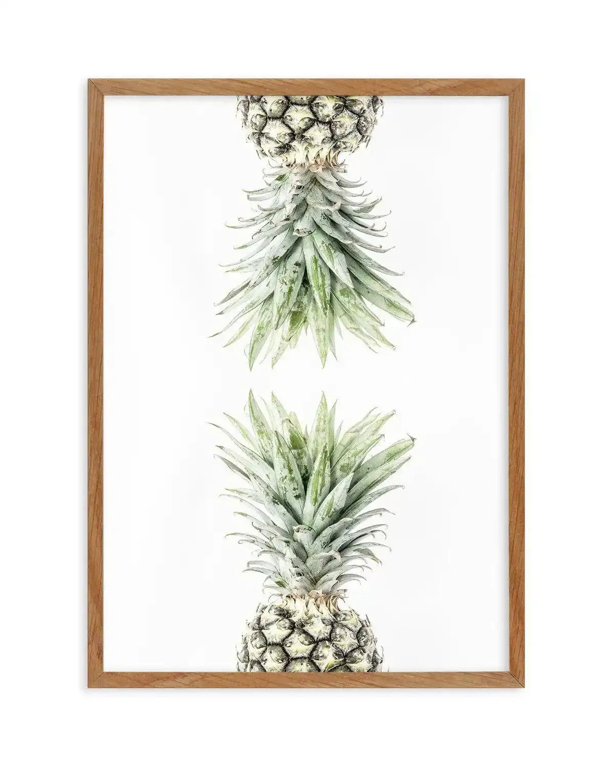 Pineapple I Art Print-PRINT-Olive et Oriel-Olive et Oriel-50x70 cm | 19.6" x 27.5"-Walnut-With White Border-Buy-Australian-Art-Prints-Online-with-Olive-et-Oriel-Your-Artwork-Specialists-Austrailia-Decorate-With-Coastal-Photo-Wall-Art-Prints-From-Our-Beach-House-Artwork-Collection-Fine-Poster-and-Framed-Artwork