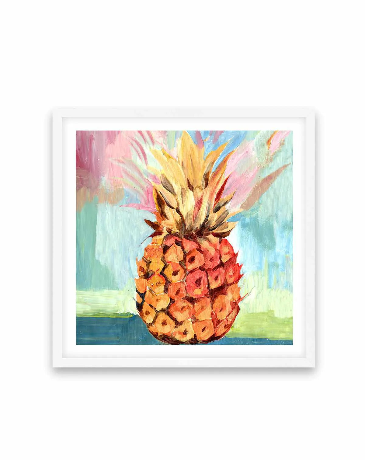 Pineapple Study No 1 Square Art Print from Olive et Oriel where you can shop wallpaper and artworks online