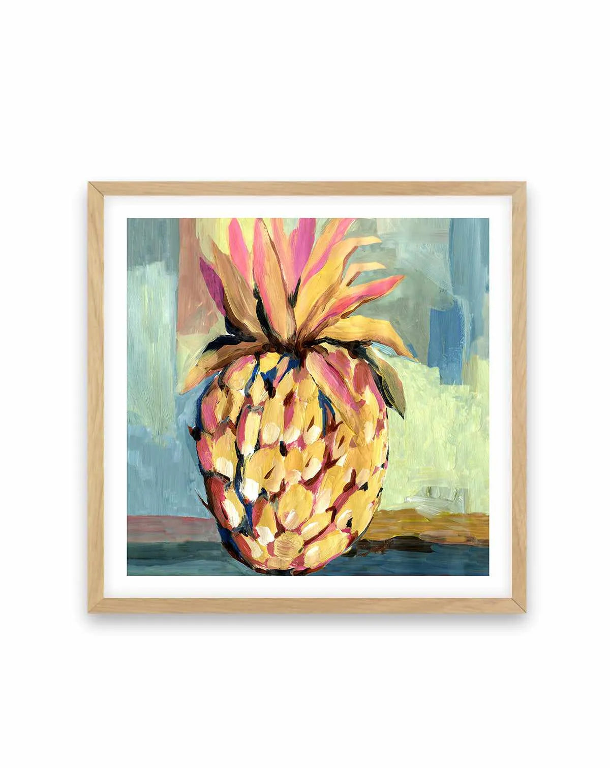 Pineapple Study No 2 Square Art Print from Olive et Oriel where you can shop wallpaper and artworks online
