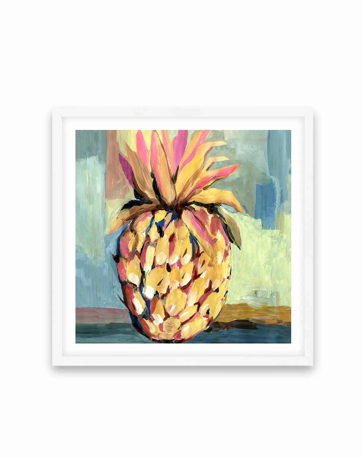 Pineapple Study No 2 Square Art Print from Olive et Oriel where you can shop wallpaper and artworks online