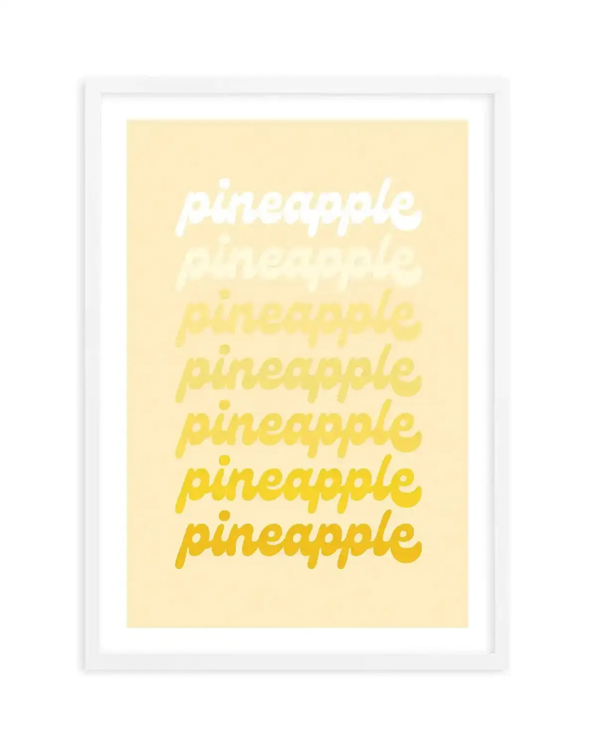 Pineapple Art Print-PRINT-Olive et Oriel-Olive et Oriel-A5 | 5.8" x 8.3" | 14.8 x 21cm-White-With White Border-Buy-Australian-Art-Prints-Online-with-Olive-et-Oriel-Your-Artwork-Specialists-Austrailia-Decorate-With-Coastal-Photo-Wall-Art-Prints-From-Our-Beach-House-Artwork-Collection-Fine-Poster-and-Framed-Artwork
