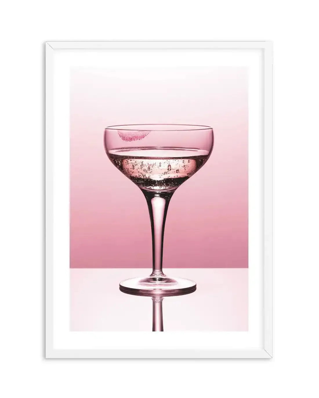 Pink Champagne Art Print-PRINT-Olive et Oriel-Olive et Oriel-A5 | 5.8" x 8.3" | 14.8 x 21cm-White-With White Border-Buy-Australian-Art-Prints-Online-with-Olive-et-Oriel-Your-Artwork-Specialists-Austrailia-Decorate-With-Coastal-Photo-Wall-Art-Prints-From-Our-Beach-House-Artwork-Collection-Fine-Poster-and-Framed-Artwork