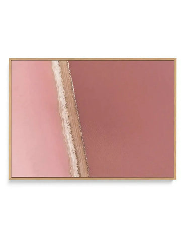 Pink Lakes | Framed Canvas-CANVAS-You can shop wall art online with Olive et Oriel for everything from abstract art to fun kids wall art. Our beautiful modern art prints and canvas art are available from large canvas prints to wall art paintings and our proudly Australian artwork collection offers only the highest quality framed large wall art and canvas art Australia - You can buy fashion photography prints or Hampton print posters and paintings on canvas from Olive et Oriel and have them deliv