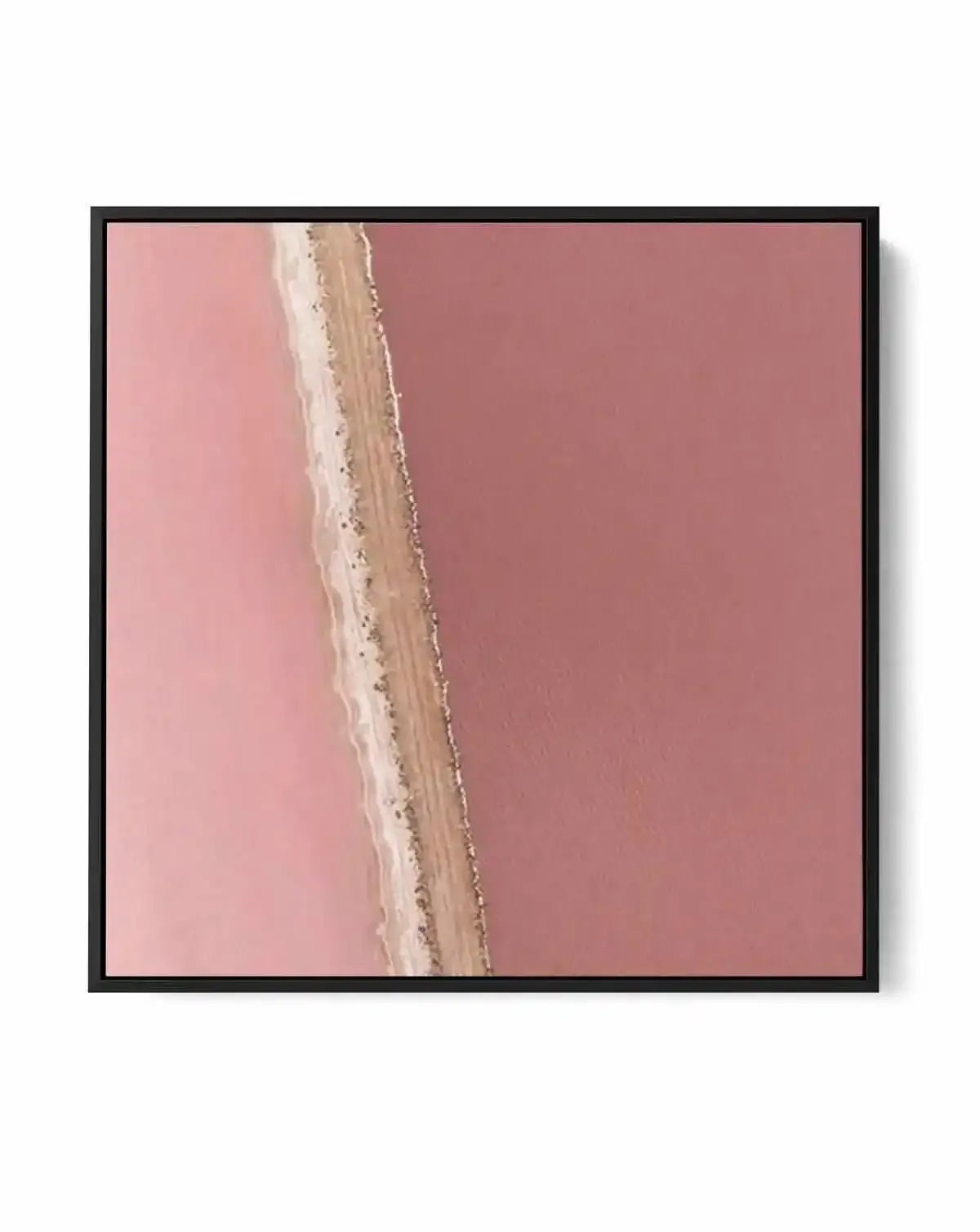 Pink Lakes SQ | Framed Canvas Art Print from Olive et Oriel where you can shop wallpaper and artworks online